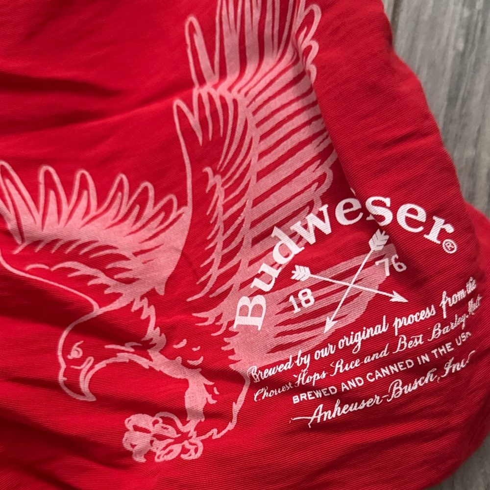 PAC Sun Budweiser Red Swim Shorts or Regular Shorts (Lightweight) w Eagle Logo
